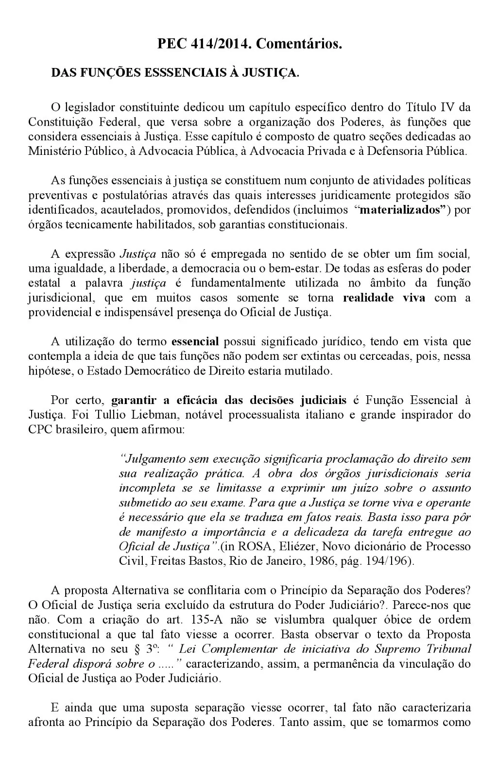 Novo texto proposta PEC-414 - justificativa