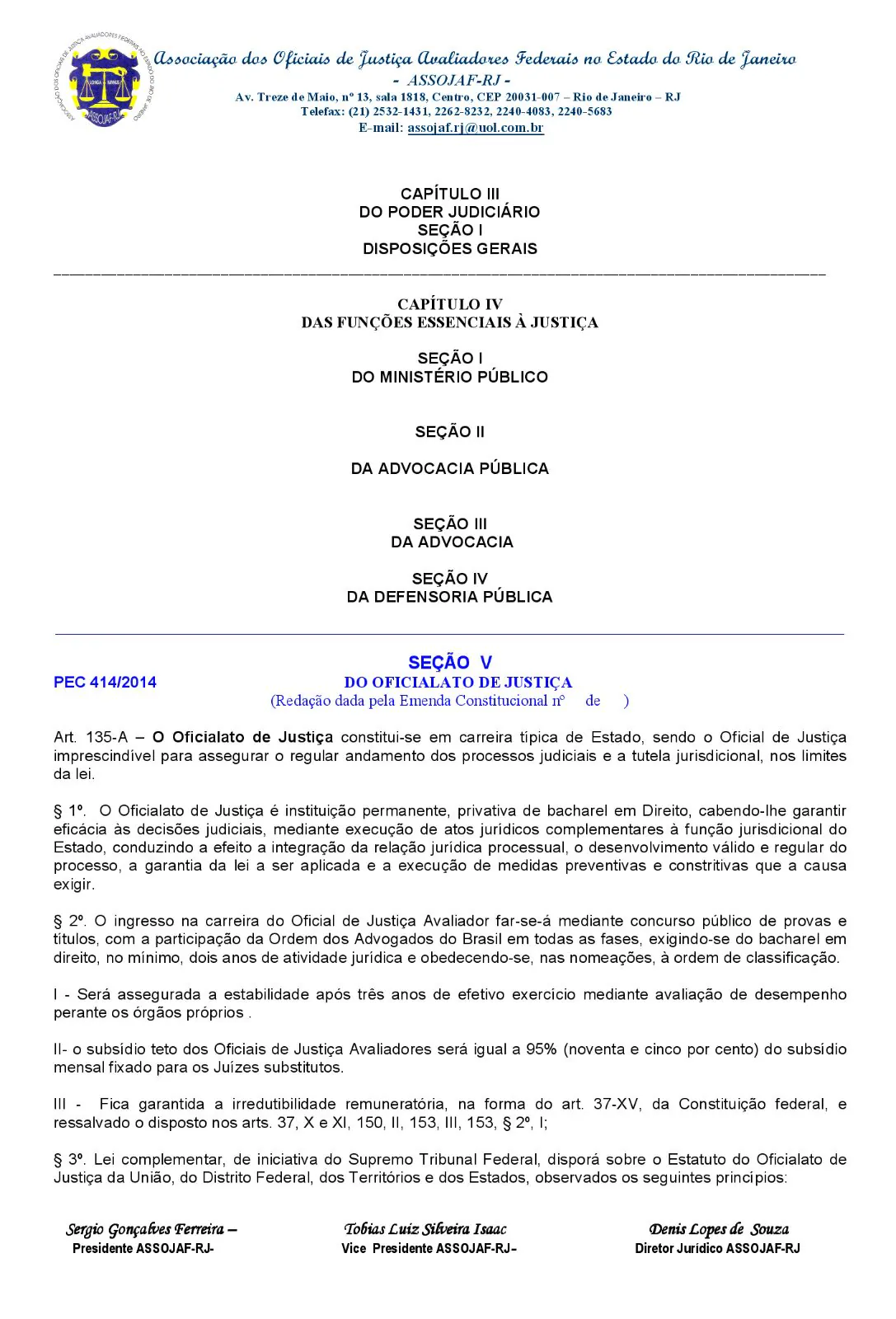Novo texto proposta PEC-414